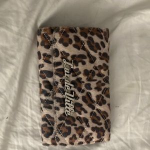 Lux de ville leopard print wallet.